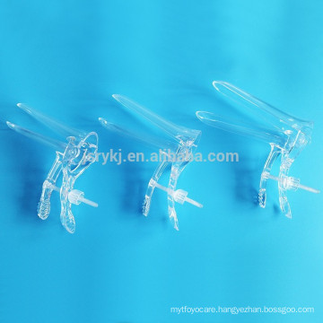 Disposable Medical PS material middle/center screw Vaginal Speculum for gynecological use